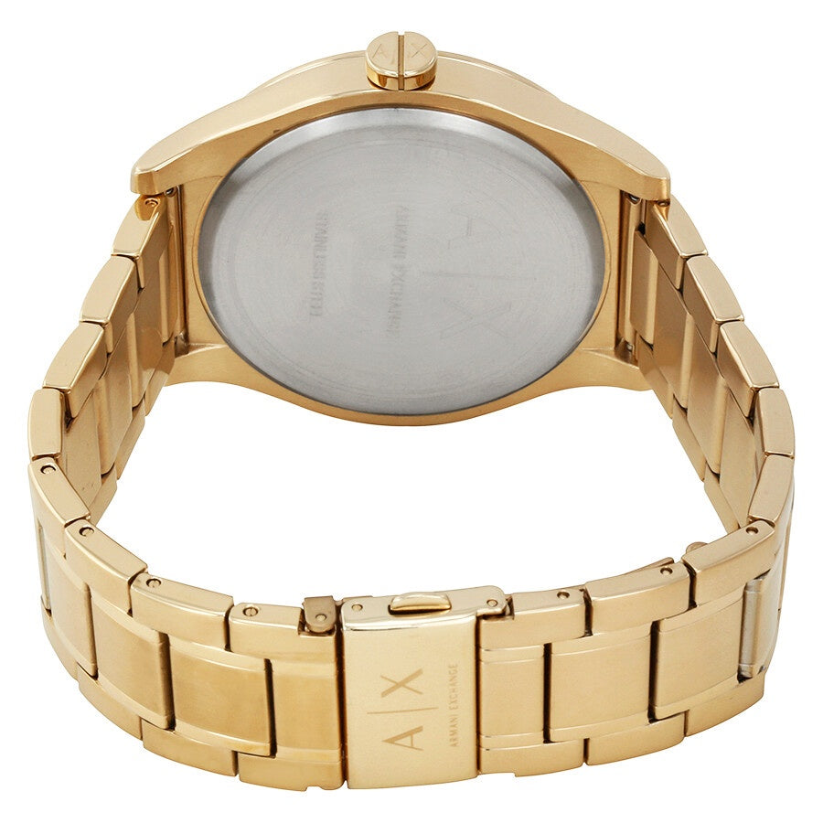 Armani Exchange Nico Analog Black Dial Gold Steel Strap Watch For Men - AX2328 Buy Now By Armani Exchange