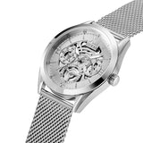 Guess Tailor Multifunction Silver Dial Silver Mesh Bracelet Watch for Men - GW0368G1 Buy Now By Guess