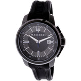 Maserati SFIDA Black Dial Black Rubber Strap Watch For Men - R8851123004 Buy Now By Maserati