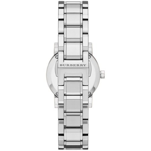 Burberry The City Silver Diamonds Dial Silver Steel Strap Watch for Women - BU9230 Buy Now By Burberry
