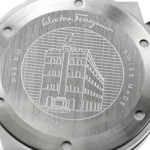 Salvatore Ferragamo F-80 Classic Black Dial Silver Steel Strap Watch for Men - SFDT02423 Buy Now By Salvatore Ferragamo