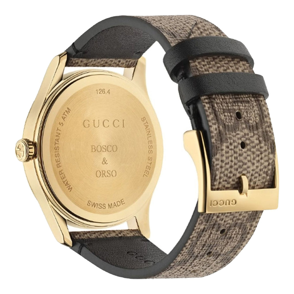Gucci G Timeless Brown Dial Brown Leather Strap Watch For Women - YA1264056 Buy Now By Gucci