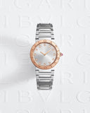 Bvlgari Bvlgari Bvlgari Lady Diamonds Silver Dial Silver Steel Strap Watch for Women - BVLGARI103577 Buy Now By Bvlgari
