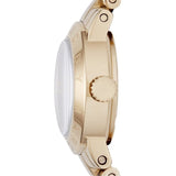 Marc Jacobs Amy Dinky White Dial Gold Steel Strap Watch for Women - MBM3226 Buy Now By Marc Jacobs