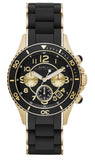 Marc Jacobs Rock Chronograph Black Dial Black Silicone Strap Watch for Women - MBM2598 Buy Now By Marc Jacobs