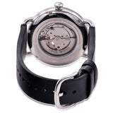 Emporio Armani Meccanico Skeleton Black Dial Black Leather Strap Watch For Men - AR60026 Buy Now By Emporio Armani