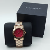 Marc Jacobs Amy Purple Dial Rose Gold Steel Strap Watch for Women - MBM8618 Buy Now By Marc Jacobs