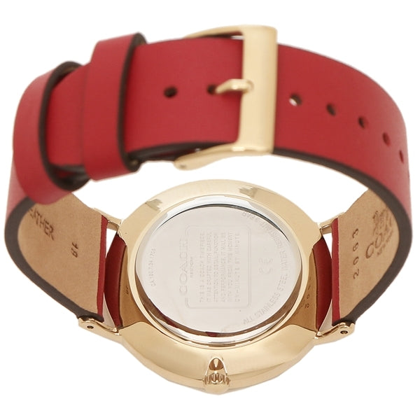 Coach Perry Red Dial Red Leather Strap Watch for Women - 14503722 Buy Now By Coach