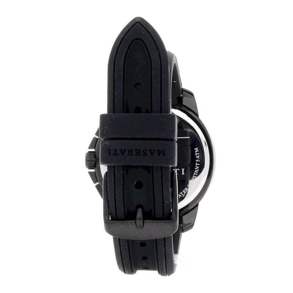 Maserati SFIDA Black Dial Black Rubber Strap Watch For Men - R8851123004 Buy Now By Maserati