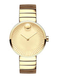 Movado Edge Gold Dial Gold Steel Strap Watch for Women - 3680014 Buy Now By Movado