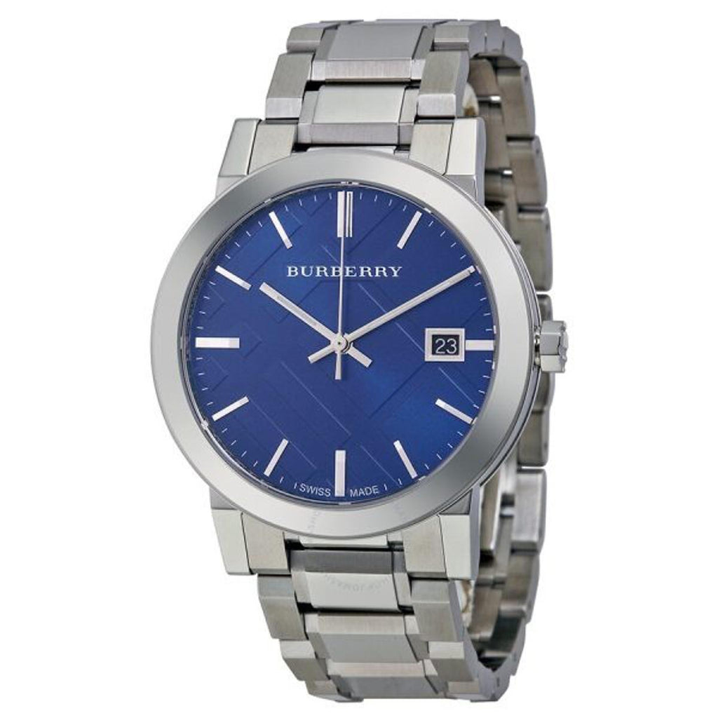Burberry The City Blue Dial Silver Steel Strap Watch for Men - BU9031 Buy Now By Burberry