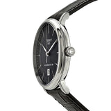 Tissot Carson Premium Powermatic 80 Black Dial Black Leather Strap Watch For Men - T122.407.16.051.00 Buy Now By Tissot