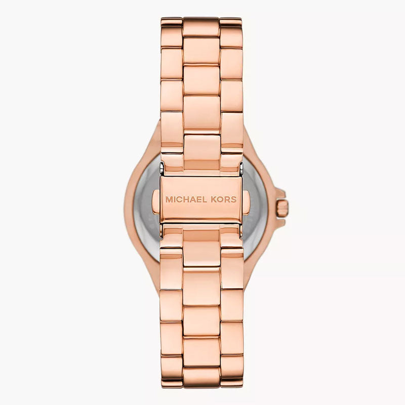 Michael Kors Lennox Quartz Rose Gold Dial Rose Gold Steel Strap Watch For Women - MK7405 Buy Now By Michael Kors