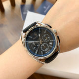 Maserati Trimarano Chronograph Black Dial Black Leather Strap Watch For Men - R8871632001 Buy Now By Maserati