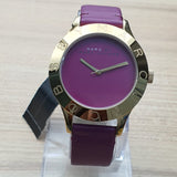 Marc Jacobs Purple Dial Purple Leather Strap Watch for Women - MBM1209 Buy Now By Marc Jacobs