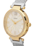 Guess Soho Diamonds Silver Dial Silver Mesh Bracelet Watch for Women - W0638L7 Buy Now By Guess