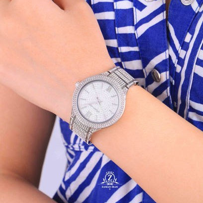 Michael Kors Kerry Crystal Pave Silver Dial Silver Steel Strap Watch For Women - MK3359 Buy Now By Michael Kors