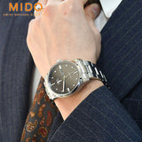 Mido Multifort Automatic Gray Dial Silver Steel Strap Watch For Men - M005.430.11.061.80 Buy Now By Mido