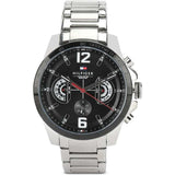 Tommy Hilfiger Decker Quartz Black Dial Silver Steel Strap Watch for Men - 1791472 Buy Now By Tommy Hilfiger