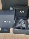 Hugo Boss Aeroliner Black Dial Silver Steel Strap Watch for Men - 1513181 Buy Now By Hugo Boss