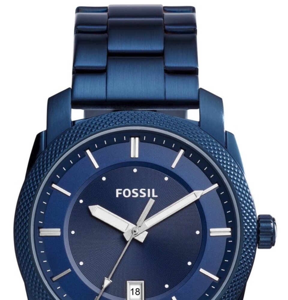 Fossil Machine Blue Dial Blue Steel Strap Watch for Men - FS5231 Buy Now By Fossil