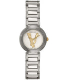 Versace Virtus Quartz White Dial Silver Steel Strap Watch For Women - VET300621 Buy Now By Versace