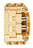 Guess MOD Heavy Metal Diamonds Gold Dial Gold Steel Strap Watch for Women - W0072L1 Buy Now By Guess
