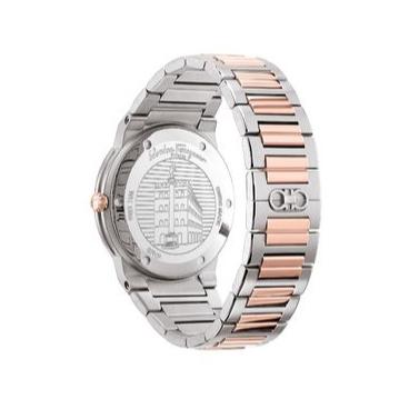 Salvatore Ferragamo Sapphire Blue Dial Two Tone Steel Strap Watch for Men - SFHP007-20 Buy Now By Salvatore Ferragamo