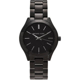 Michael Kors Mini Slim Runway Black Dial Black Steel Strap Watch for Women - MK3587 Buy Now By Michael Kors