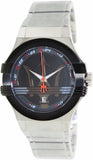 Maserati Potenza Black Dial Silver Steel Strap Watch For Men - R8853108001 Buy Now By Maserati