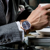 Maserati Epoca Blue Dial Brown Leather Strap Watch For Men - R8851118001 Buy Now By Maserati