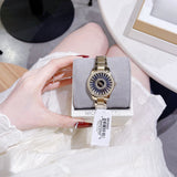 Michael Kors Layton Quartz Black Dial Gold Steel Strap Watch For Women - MK6892 Buy Now By Michael Kors