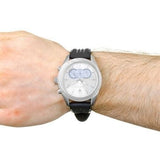 Maserati Traguardo Chronograph Silver Dial Black Rubber Strap Watch for Men - R8871612012 Buy Now By Maserati