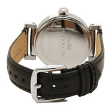 Coach Madison White Dial Black Leather Strap Watch for Women - 14502399 Buy Now By Coach