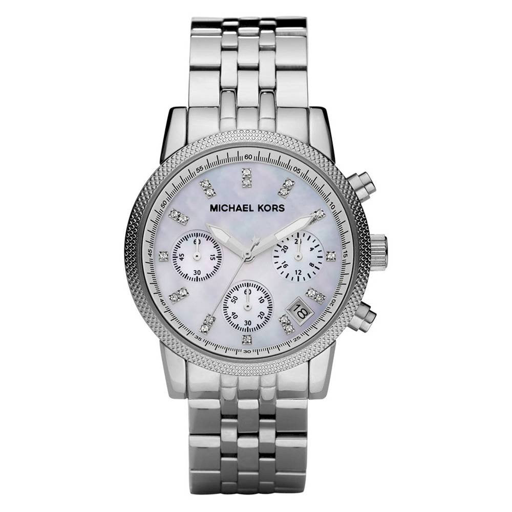 Michael Kors Ritz White Dial Silver Stainless Steel Strap Watch for Women - MK5020 Buy Now By Michael Kors