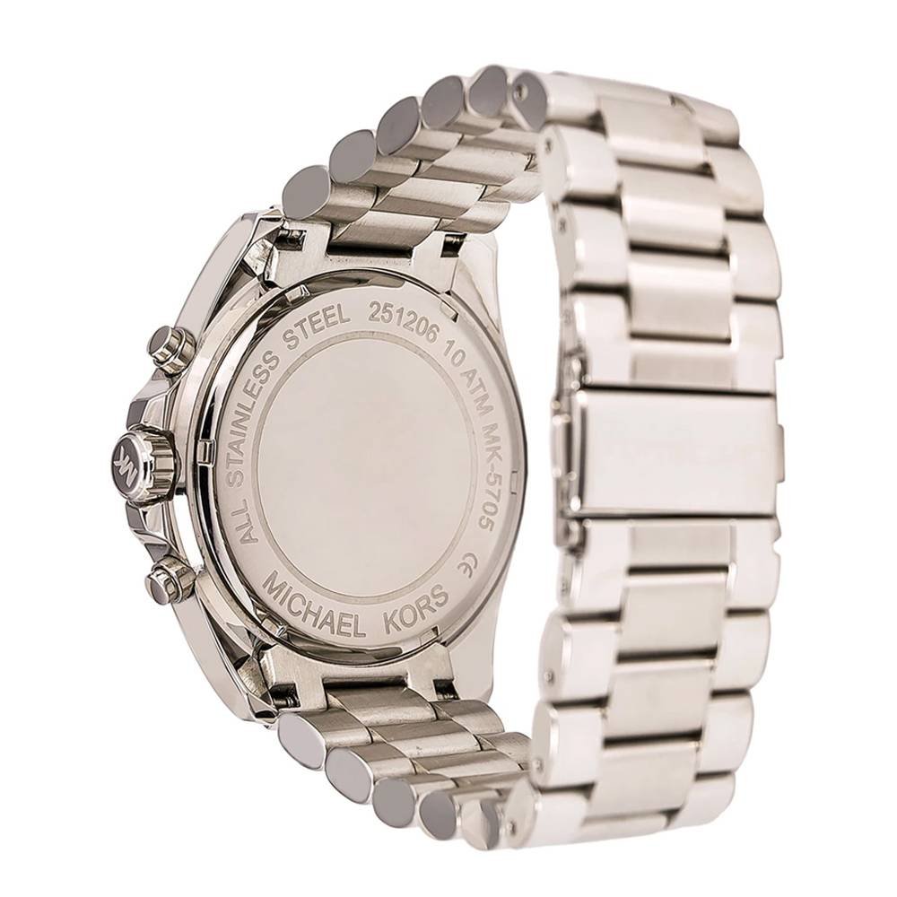 Michael Kors Bradshaw Black Dial Silver Steel Strap Watch for Men - MK5705 Buy Now By Michael Kors