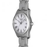 Tissot T Wave T Lady Mother of Pearl Dial Silver Steel Strap Watch For Women - T112.210.11.113.00 Buy Now By Tissot