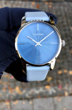 Calvin Klein City Blue Dial Blue Leather Strap Watch for Women - K2G231VN Buy Now By Calvin Klein