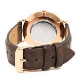 Daniel Wellington Classic York Black Dial Brown Leather Strap Watch For Women - DW00100140 Buy Now By Daniel Wellington