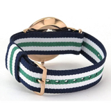 Daniel Wellington Classic Nottingham White Dial Two Tone NATO Strap Watch For Men - 0108DW Buy Now By Daniel Wellington