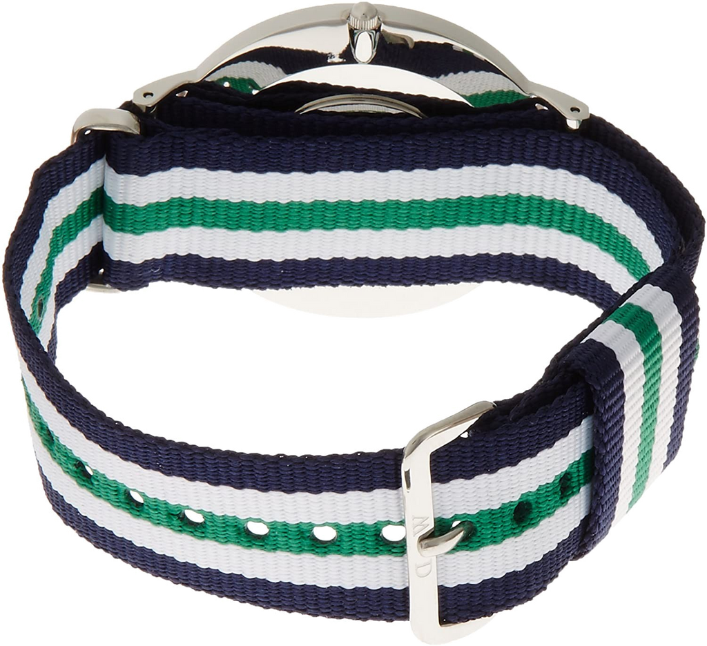 Daniel Wellington Classic Nottingham White Dial Two Tone NATO Strap Watch For Men - 0208DW Buy Now By Daniel Wellington