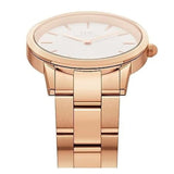 Daniel Wellington Iconic Link White Dial Rose Gold Steel Strap Watch For Women - DW00100209 Buy Now By Daniel Wellington
