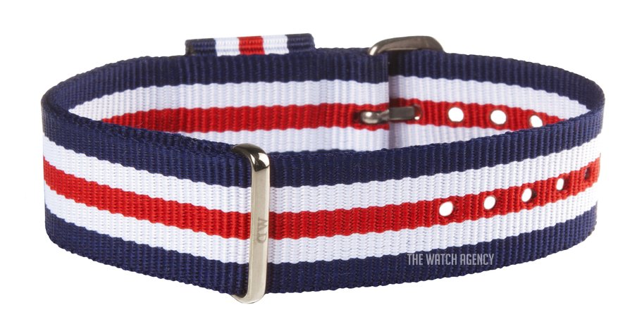 Daniel Wellington Classic Canterbury White Dial Two Tone NATO Strap Watch For Women - DW00100030 Buy Now By Daniel Wellington