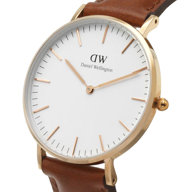 Daniel Wellington Classic St. Mawes White Dial Brown Leather Strap Watch for Men - DW00100035 Buy Now By Daniel Wellington