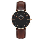 Daniel Wellington Classic Bristol Black Dial Brown Leather Strap Watch for Men - DW00100137 Buy Now By Daniel Wellington