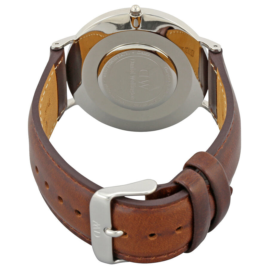 Daniel Wellington Classic Bristol Black Dial Brown Leather Strap Watch For Men - DW00100131 Buy Now By Daniel Wellington