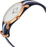Daniel Wellington Classy Glasgow White Dial Two Tone Nylon Strap Watch For Women - DW00100078 Buy Now By Daniel Wellington