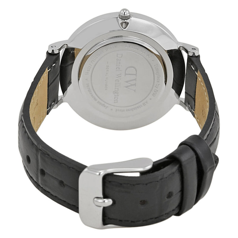 Daniel Wellington Classic Petite Reading White Dial Black Leather Strap Watch For Women - DW00100185 Buy Now By Daniel Wellington