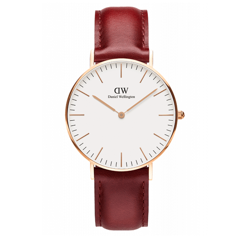 Daniel Wellington Classic Suffolk White Dial Brown Leather Strap Watch For Women - DW00100120 Buy Now By Daniel Wellington