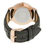 Daniel Wellington Dapper Reading White Dial Black Leather Strap Watch For Men - DW00100107 Buy Now By Daniel Wellington